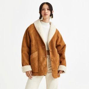 BNWT H&M Shearling Coat (XS/S)